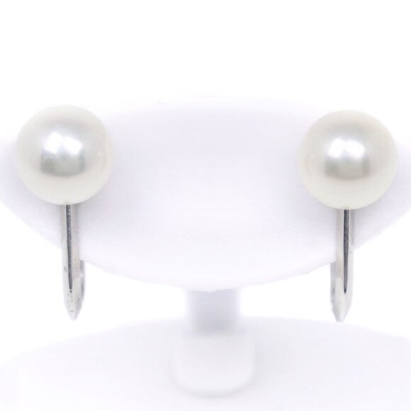 MIKIMOTO Pearl Earring6.6mm Pearl/Silver925 2.3g Women - Picture 4 of 7